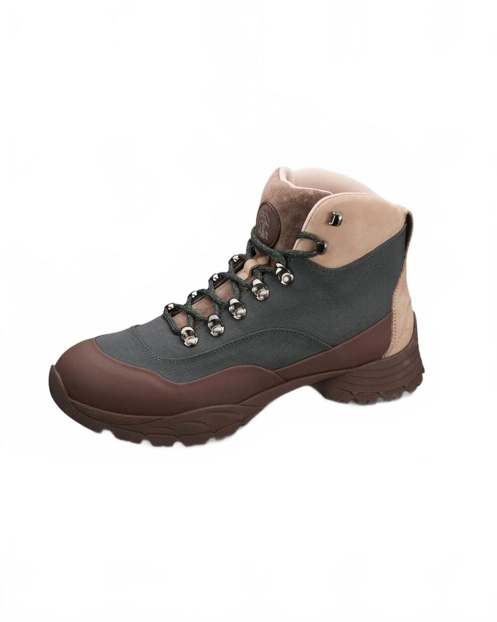 NEW BRUNELLO CUCINELLI men's tech hiker boot in blue